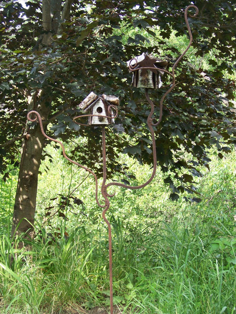 Art in the garden -birdhouse