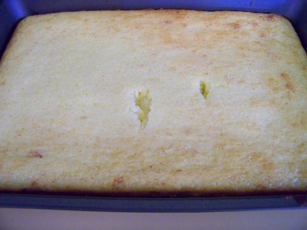 Lemon Comstock Cake finished